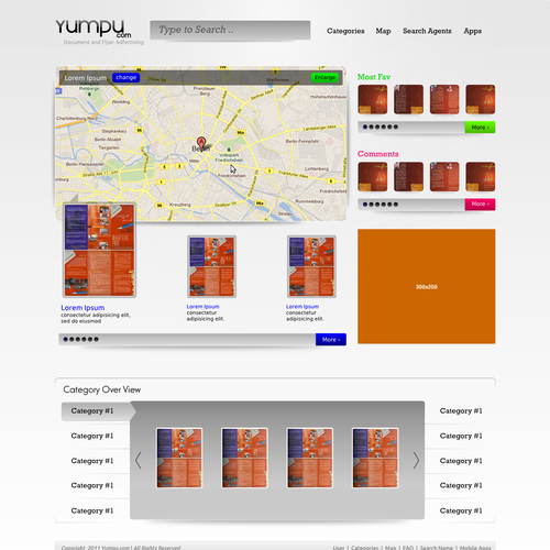 Create the next website design for yumpu.com Webdesign  Design por Fery W