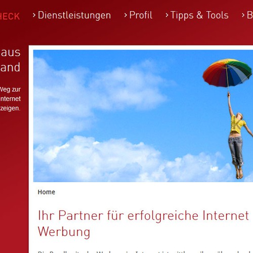 Gewinner des Wettbewerbs „rankingCHECK benötigt ein neues key visual für die Webseite“ in der Kategorie Postkarte, Flyer & Print von tadaam
