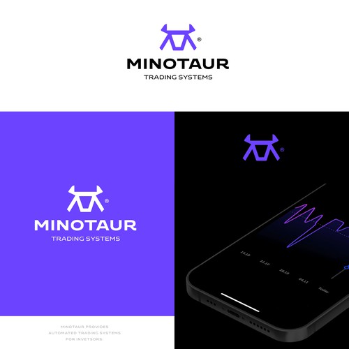 Powerful bull inspired logo for automated trading systems Design von Faraz S.