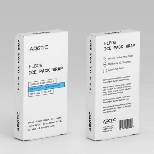 Package Design for Cold Compression Ice Sleeve Design by SRGrafica