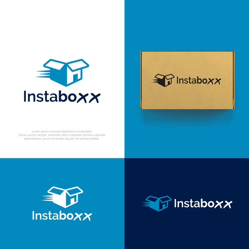 Instaboxx logo Design by Luel