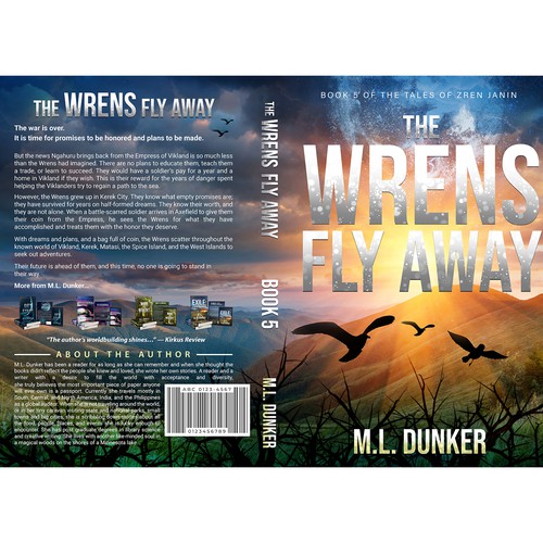 Cover Contest For A Fiction Series The Wrens Fly Away - Book 5 Design por Kareem.S