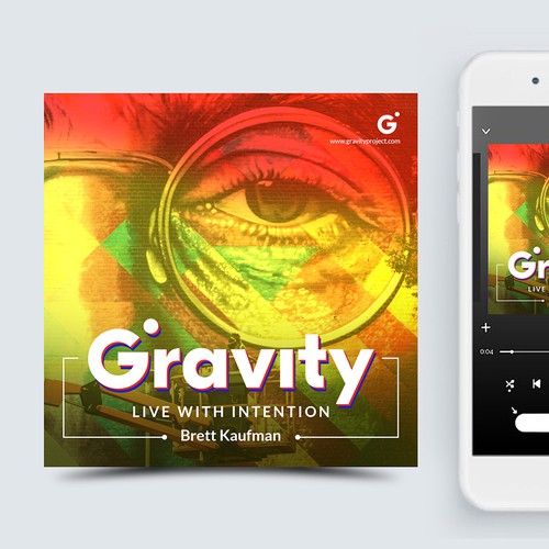 Create stunning, psychedelic cover art for my podcast Design by Barun Kayal