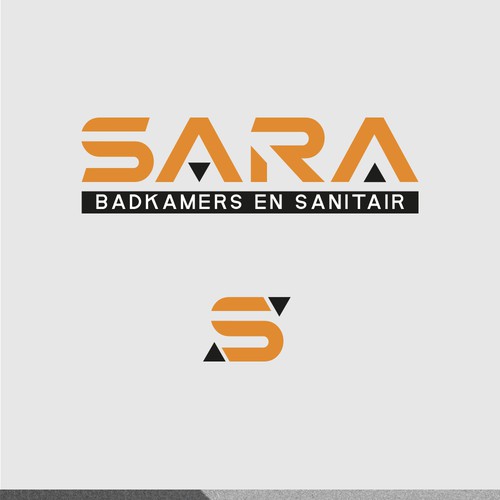 Logo moet SARA zijn ipv saar, letters moeten beeldmerk worden, ‘Badkamers & Sanitair’ eronder!! Design by snez_11