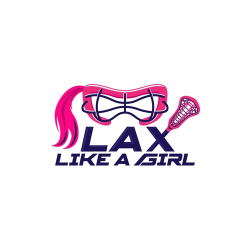 A classic yet fun logo for the fearless, confident, sporty, fun female lacrosse player Design by Jans...