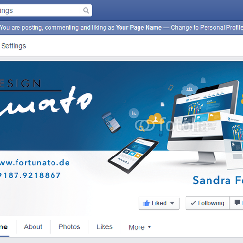 Facebook cover contest entry by Bext