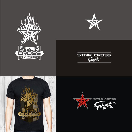 create a logo for Star Cross Knights Design by Lemonetea design