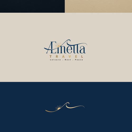 Travel agency logo specializing in cruising Diseño de moon.design