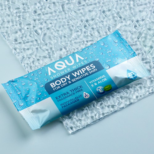 AQUA SHOWER WIPES :D Design by MeDesign✦