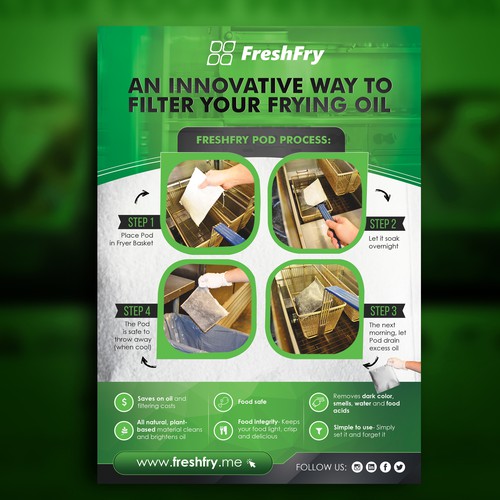 FreshFry Pod Flyer Ontwerp door *FBCTechnologies*