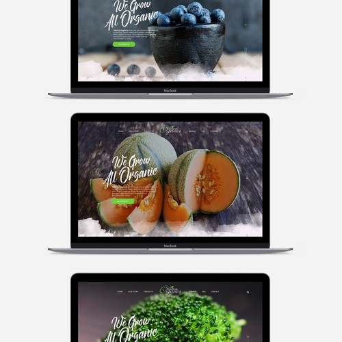 Design One of The Biggest Organic Farm in America Website Diseño de JPSDesign ✔️