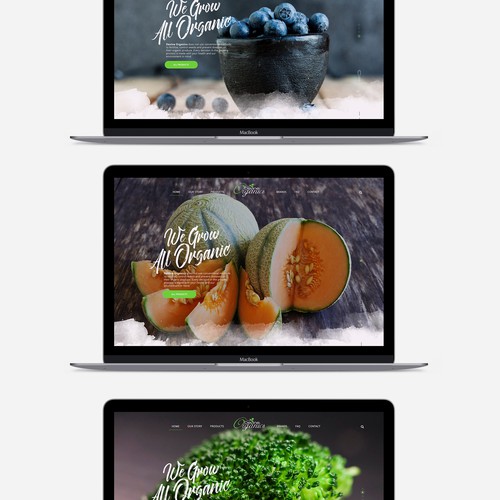 Design One of The Biggest Organic Farm in America Website Réalisé par JPSDesign ✔️