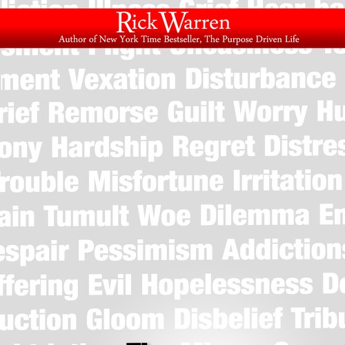 Design Rick Warren's New Book Cover Design by alandanielson