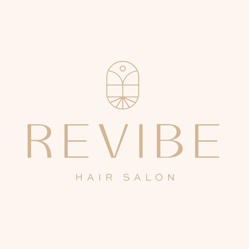 Boho Chic hair salon logo to attract the modern woman Design by Blanc Lueur