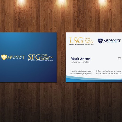 stationery for staff financial group Design by KZT design
