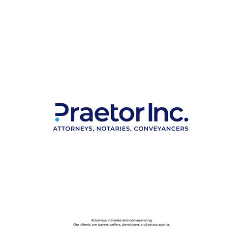 Diseño de New law firm needing an innovative and non traditional logo (Praetor Inc.) de egzote.