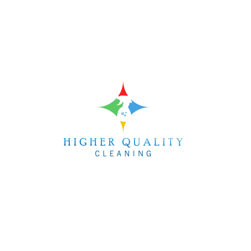 Eye catching logo design for cleaning business Design by logo studio11