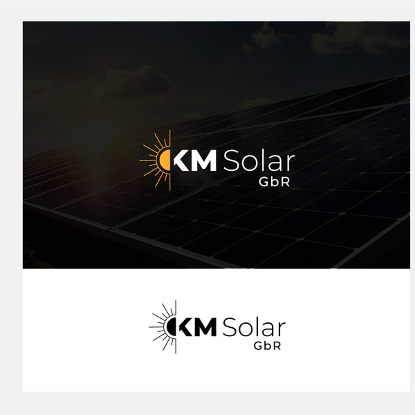Design by RJ Adnan titled "KM Solar logo design "