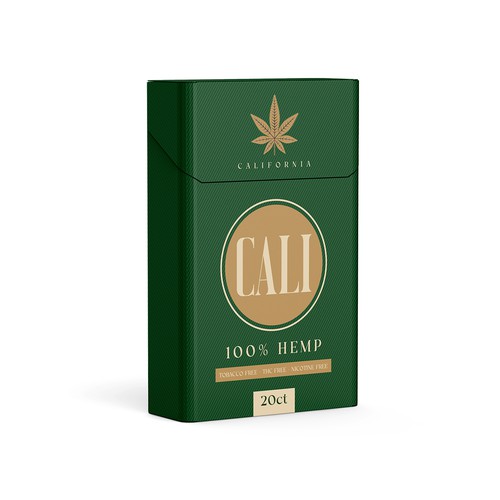 Hemp Cigarette Pack Preliminary Design Design by kex_