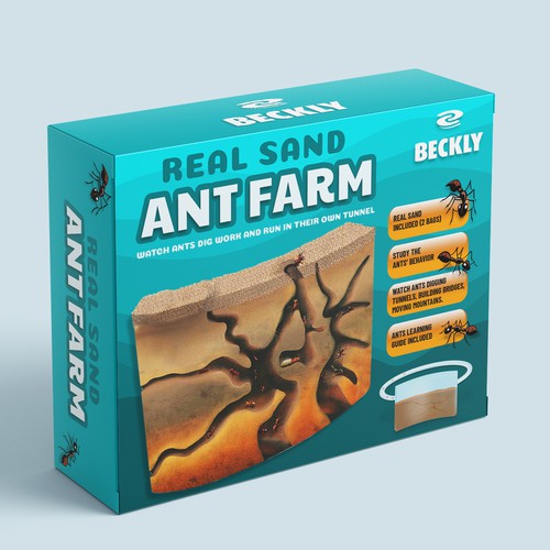 Eye Catching Ant Farm Box Design Design by Radmilica
