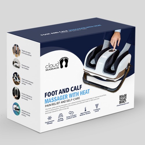 Ecom/Retail - Foot Massager Box Design Design by Rajith Shantha