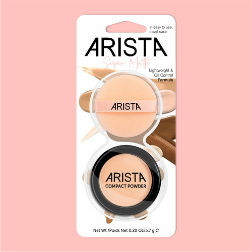 Arista Compact Powder Design by SBS GRAPHICS