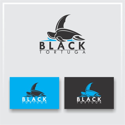 Design a Black Sea Turtle logo with a sail or sailboat somehow included in the image of a turtle Design by rozak46