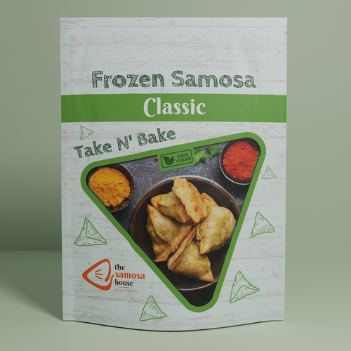 Packaging Designs for Frozen Samosa Packs Design by NAS design