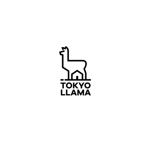 Outdoor brand logo for popular YouTube channel, Tokyo Llama Design von Pixelmod™