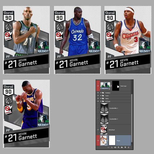 Basketball Trader Card Template for Photoshop - Mockaroon