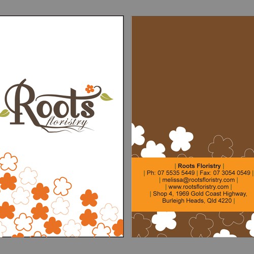 New stationery wanted for Roots Floristry Ontwerp door Krizzey