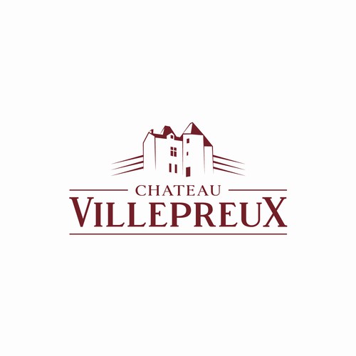 Design Modern new logo for French chateau and vineyard por desi9nart