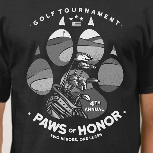 4th Annual Golf Tournament shirt design Design réalisé par BRTHR-ED