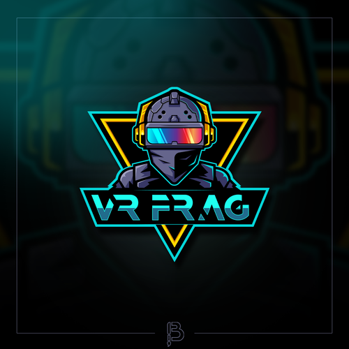 VR shooter played at large space VR arcades is looking for a logo. Design by Butryk