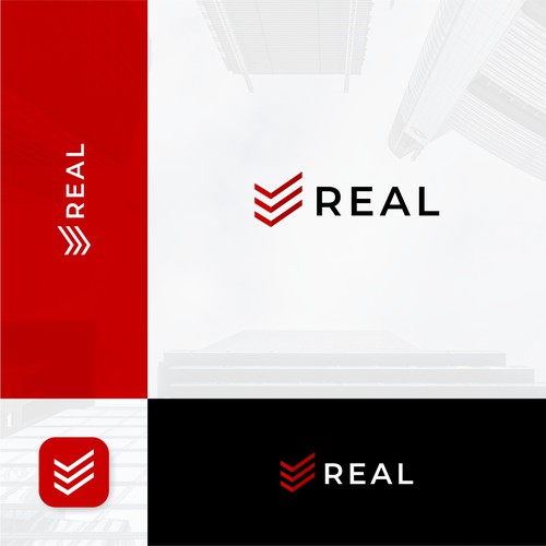 Logo for Real, project management consultancy in luxury real estate and construction Design by Ranu kamandanu