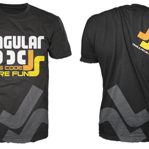 AngularJS needs a new t-shirt design Design por appleART™