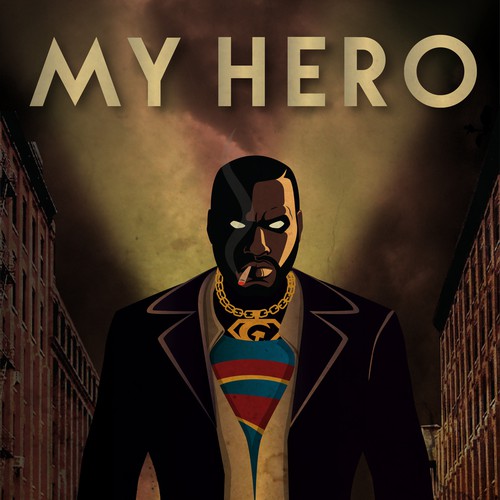 Create a Superhero graphic novel cover for a dramatic novel Design by Vuk N.