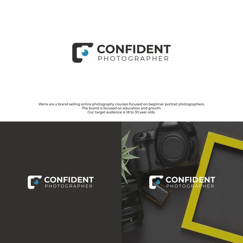 Fun Modern Photography Course Logo Design by mugiwara23