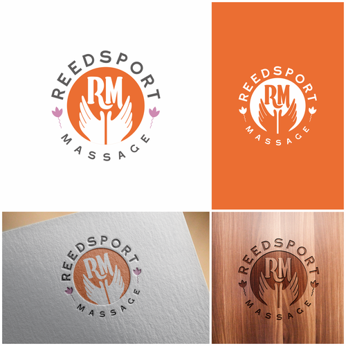Designs Eye Catching Massage Therapist Logo for Window Sign Logo