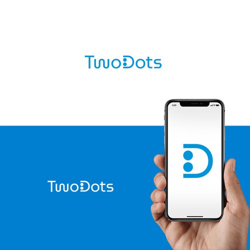 Two Dots Software Fraud Prevention Logo Design - Modern and Simple! Design by wielliam