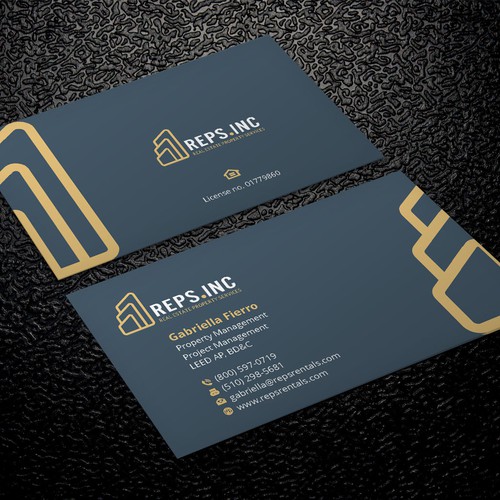 Create a trendy, hip but professional business card for