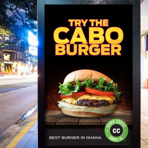 Billboard for Burger Company Design by IDEA Logic✅✅✅✅