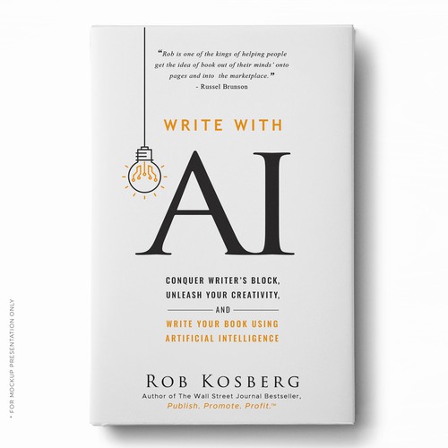 Simple, clean book cover needed for WSJ Author's new book Design by Klassic Designs