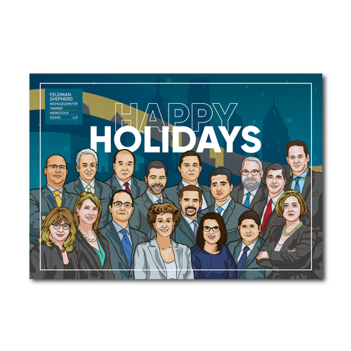 Modern Holiday Card Contest Design by Kelly Moreno