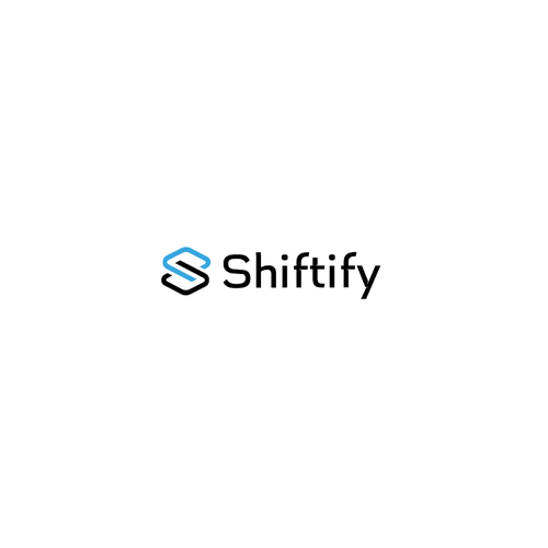 Minimalist and modern logo design for modern work shift management application Design by phifx