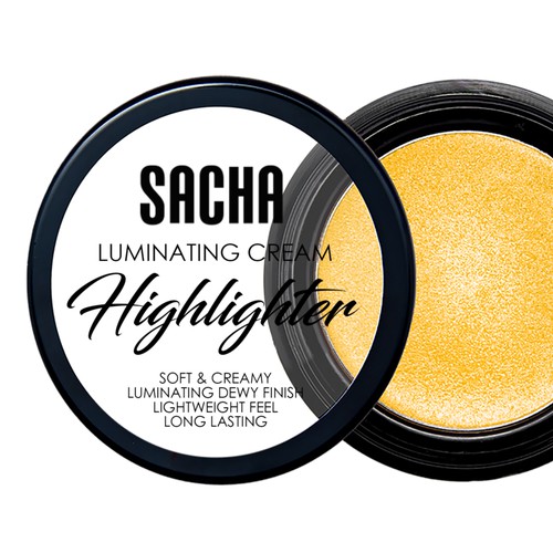 Sacha Luminating Cream Highlighter Design by ogiedesign™