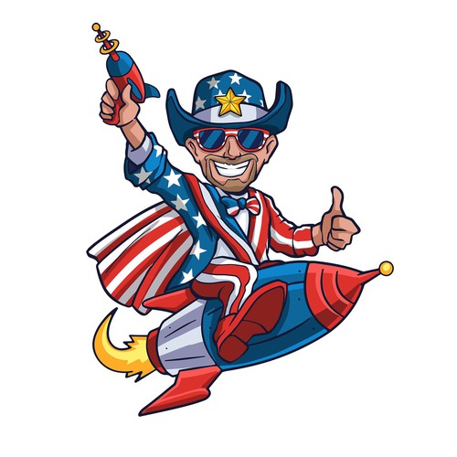 Mascot for Uranus Fudge Factory and General Store Design by Mustokogeni