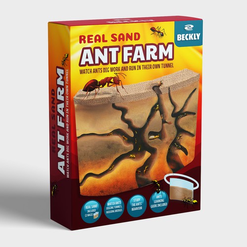 Eye Catching Ant Farm Box Design Design by Radmilica