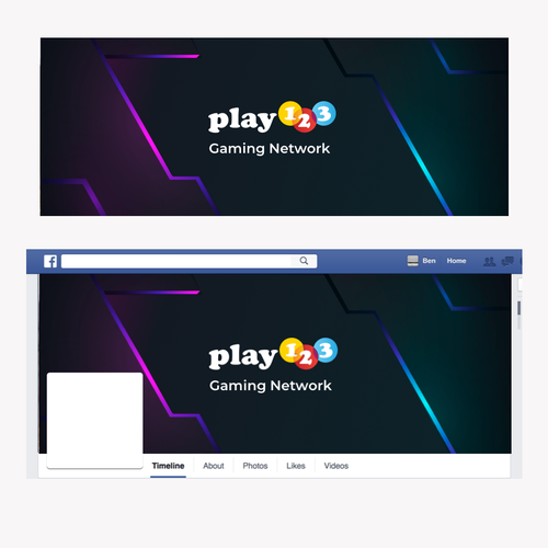 Design Facebook cover for a free games website di sk's