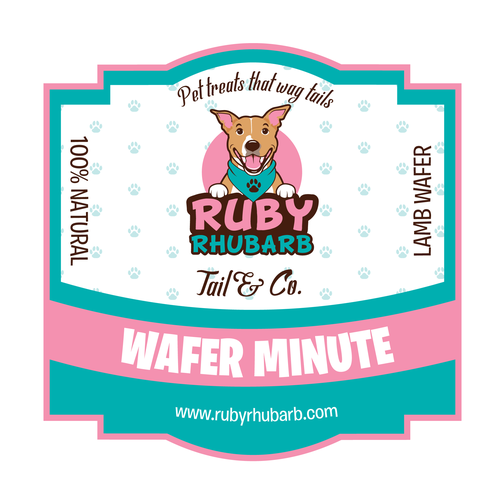 Ruby Rhubarb new product Labels Design by usharab_designs
